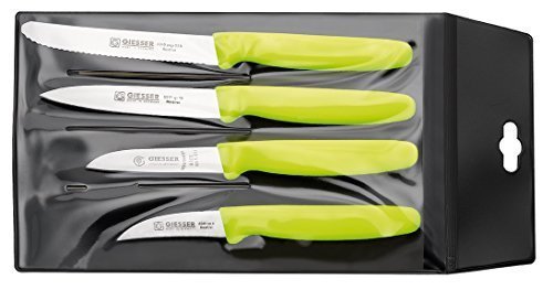 Giesser Koch-/Gemüsemesser-Set 4 teilig Limette, Made in Germany Giesser Koch-/Gemüsemesser-Set 4 teilig Limette, Made in Germany von Giesser