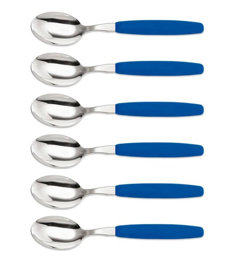 GIESSER Bestecklöffel Besteck Gabel, Teelöffel, Löffel, Kuchengabel (6 Stück), schönes Design, langlebig, kombinierbar, spülmaschinenfest von GIESSER