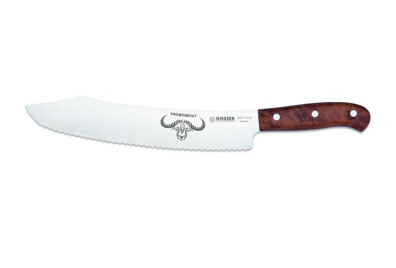 GIESSER Brotmesser Brotmesser BBQ-Messer Konditormesser Wellenschliff 6mm, Extrem Scharf, Made in Germany 1930 w 25 GIESSER Brotmesser Brotmesser BBQ-Messer Konditormesser Wellenschliff 6mm, Extrem Scharf, Made in Germany 1930 w 25 von GIESSER