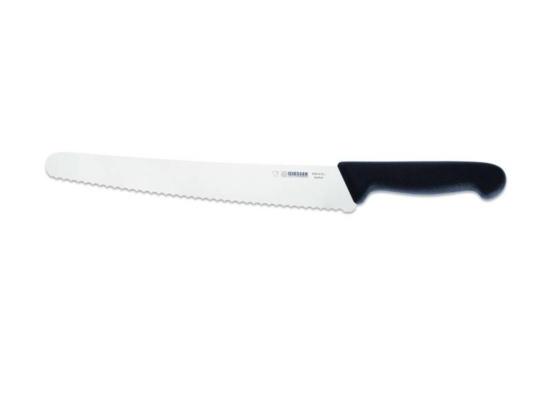 GIESSER Brotmesser Universalmesser 8265 w 25, kunststoffgespritzter Griff, scharfe Klinge von GIESSER