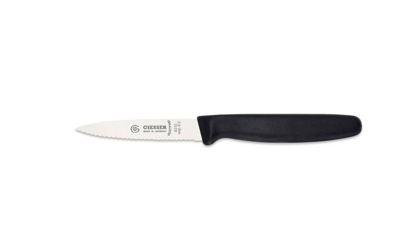 GIESSER Gemüsemesser Spickmesser 8315 sp 8/10/12, Küchenmesser mit oder ohne 3mm Wellenschliff von GIESSER