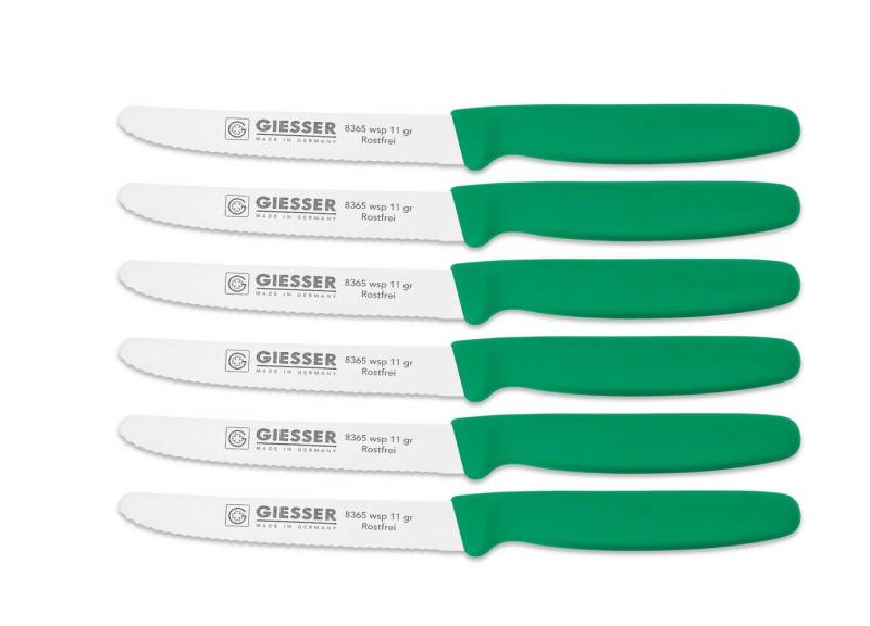 GIESSER Tomatenmesser Allzweckmesser Brötchenmesser 8365 wsp 11, Spülmaschinenfest, langlebig, 3 mm Wellenschliff extrem scharf GIESSER Tomatenmesser Allzweckmesser Brötchenmesser 8365 wsp 11, Spülmaschinenfest, langlebig, 3 mm Wellenschliff extrem scharf von GIESSER