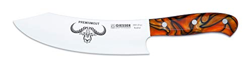 Giesser Qualitätsmesser Küchenmesser Kochmesser Chefs No. 1 Premiumcut Spicy Orange - 20 cm Klingenlänge von Giesser Messer