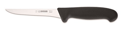 Giesser Ausbeinmesser in der Farbe Schwarz, Klingenlänge 13cm, Made in Germany von Giesser