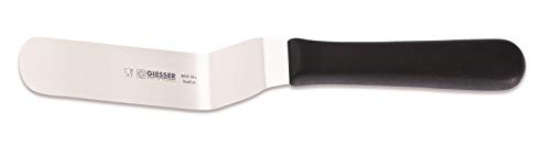 Giesser Messer Profi-Winkelpalette Schwarz zum Bestreichen von Torten und Kuchen. Ideal für Cremes und Füllungen. Gesamtlänge: 30 cm; Klingenlänge: 16 cm von Giesser