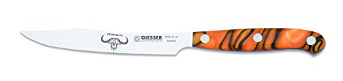 Giesser Messer Qualitätsmesser Küchenmesser Premiumcut Steak No. 1 Steakmesser 4er Set (Spicy Orange) von Giesser