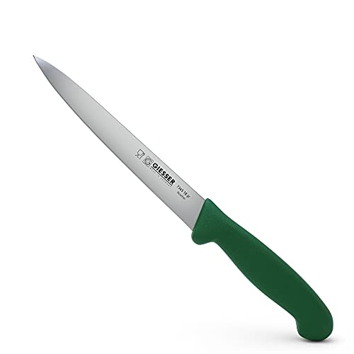 GIESSER seit 1776 - Made in Germany - Filiermesser grün, Basic Green, Klinge 18 cm, rutschfest, Filetiermesser spülmaschinenfest, rostfrei von GIESSER