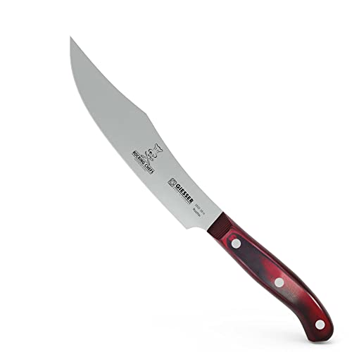 Giesser seit 1776 - Made in Germany - Zubereitungsmesser 16 cm Rocking Chef, PremiumCut Veggie No 1, Küchenmesser, mikarta, rostfrei, deutsches Grillmesser scharf von Giesser