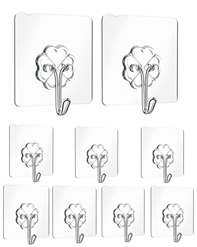 Gifoto Klebehaken,Haken Selbstklebend 9er Pack,Handtuchhaken Maximale Belastung 8 kg,Powerstrips Zum Aufhängen von Schlüsseln, Steckern, Küchenutensilien, Handtüchern und Mehr. Gifoto Klebehaken,Haken Selbstklebend 9er Pack,Handtuchhaken Maximale Belastung 8 kg,Powerstrips Zum Aufhängen von Schlüsseln, Steckern, Küchenutensilien, Handtüchern und Mehr. von Gifoto