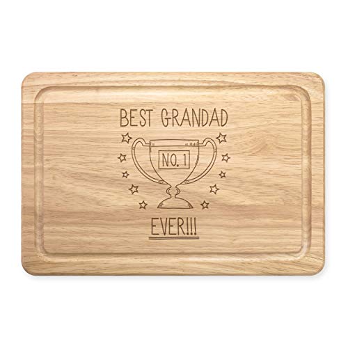 Bester Opa Ever Nr. 1 Trophäe Rechteckig Holz Schneidebrett von Gift Base