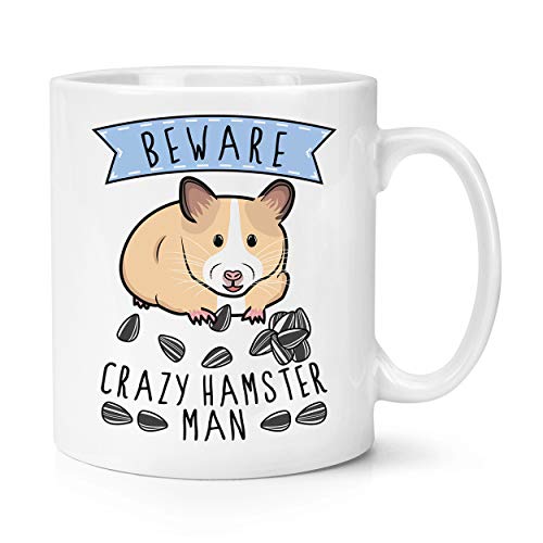 Beware Verrückt Hamster Man 10oz Becher von Gift Base