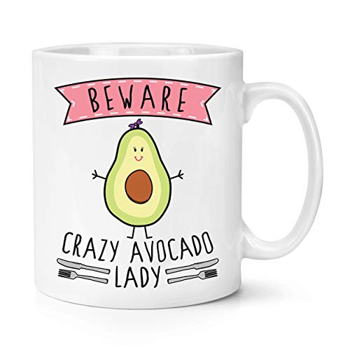 Beware Verrückte Avocado Damen 283g Becher Tasse von Gift Base