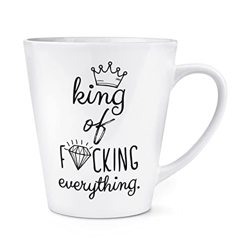 Diamond King of F-King Everything Latte Tasse, 340 ml von Gift Base