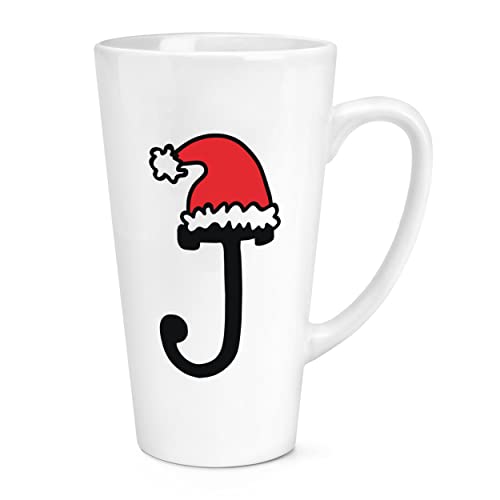 Gift Base Buchstabe J Weihnachtsmütze, groß, Latte-Tasse, 482 ml von Gift Base