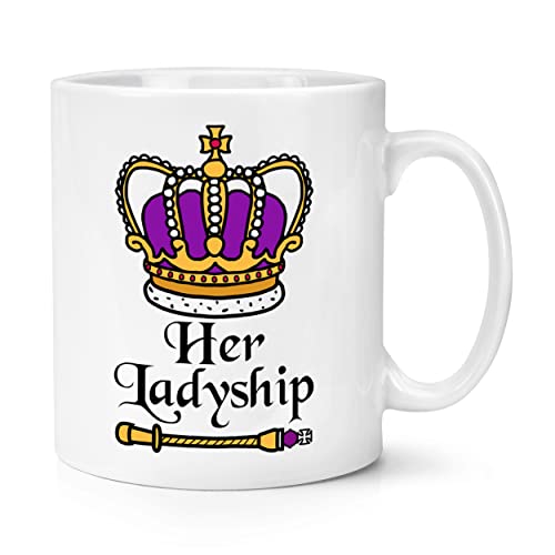 Gift Base Tasse mit Aufschrift "Her Ladyship", 295 ml von Gift Base