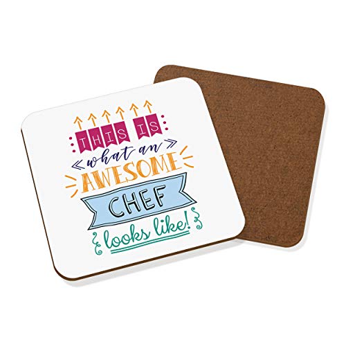 Gift Base This Is What an Awesome Chef Sieht aus wie Untersetzer Getränke-unterlage von Gift Base