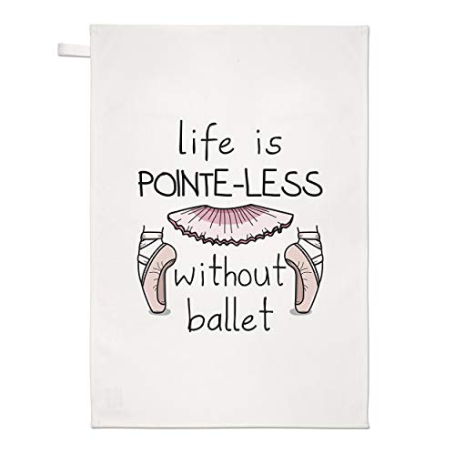 Leben Ist Pointe-Less ohne Ballett Geschirrtuch Spüllappen von Gift Base