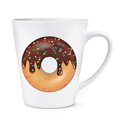 Schokolade Berieselt Glasiert Doughnut 12oz Latte Becher Tasse von Gift Base