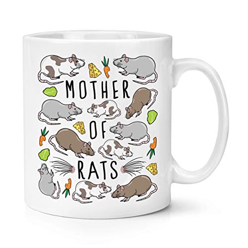 Tasse mit Aufschrift „Mother of Rats“, 284 ml von Gift Base