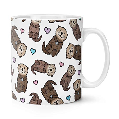 Tasse mit Otter-Herzmuster, 284 ml von Gift Base