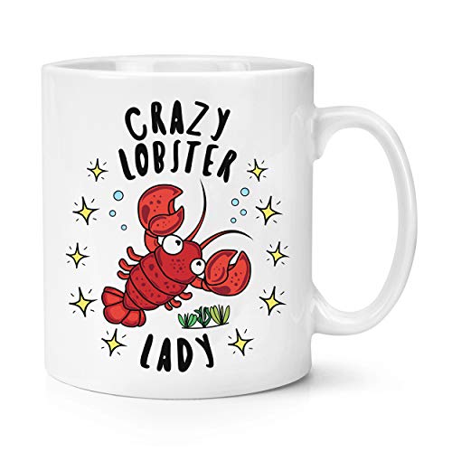 Verrückte Lobster Damen Stars 10oz Becher Tasse von Gift Base