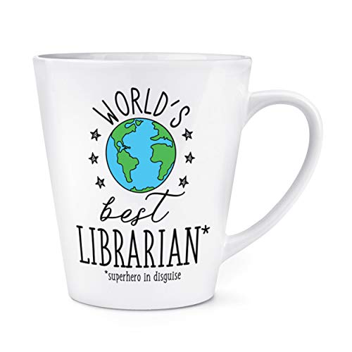 World's Best Librarian 12oz Latte Becher Tasse von Gift Base