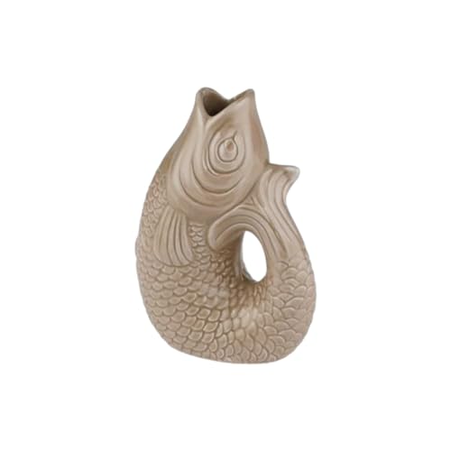 Gift Company 77034 Monsieur Carafon - Vase/Blumenvase - S - Sandstone, 1,2 Liter - 17x10x24,3cm von Gift Company