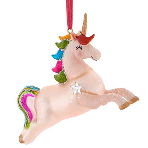 Gift Company Einhorn Christbaumschmuck, Glas, 11,5cm von Gift Company