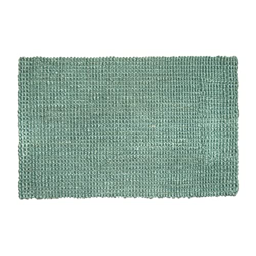 Gift Company Hampton, Jute Matte, L 90x60, türkis von Gift Company