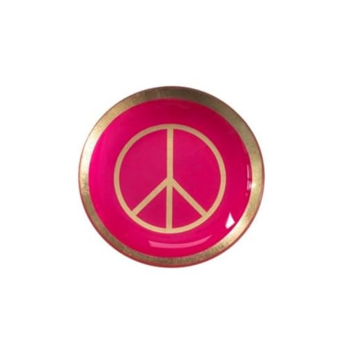 Gift Company Love Plates, Glasteller S, Peace, rund, neon pink, 10x0,8x10cm Gift Company Love Plates, Glasteller S, Peace, rund, neon pink, 10x0,8x10cm von Gift Company