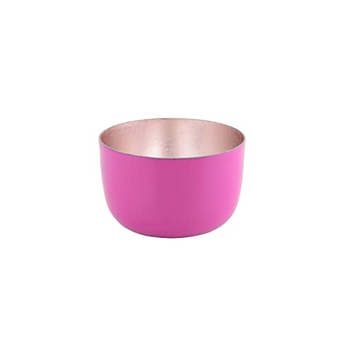 Gift Company Madras Windlicht Fuchsia/Rosé Gold H5Cm, D8Cm von Gift Company