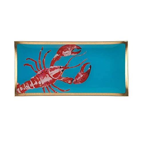 Glasteller Hummer Lobster von GiftCompany 10x0,8x21 Aufbewahrung für Schmuck und Kleinigkeiten von Gift Company