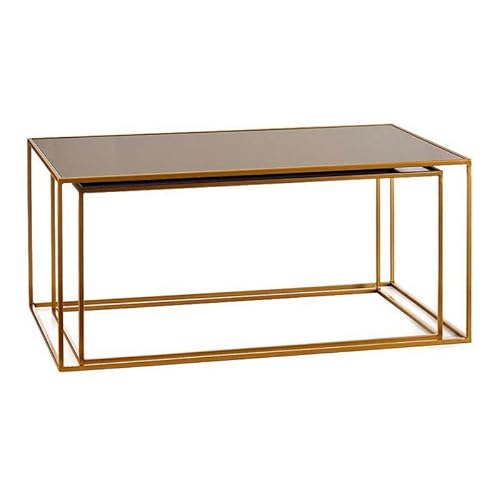 Gift Decor 2er Set Tische, Metall, 90 x 40 x 55 cm von Gift Decor