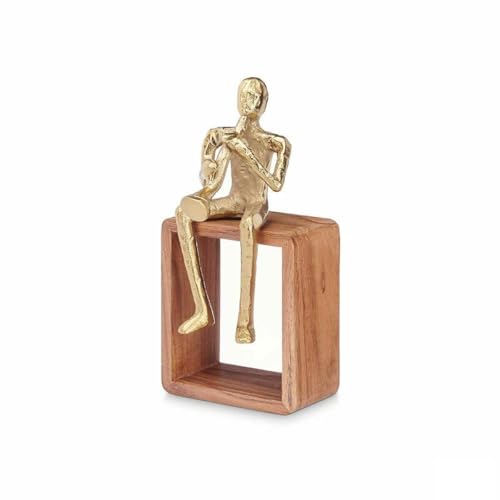 Gift Decor Dekorative Figur Saxophon Gold Holz Metall 13 x 27 x 13 cm Gift Decor Dekorative Figur Saxophon Gold Holz Metall 13 x 27 x 13 cm von Gift Decor