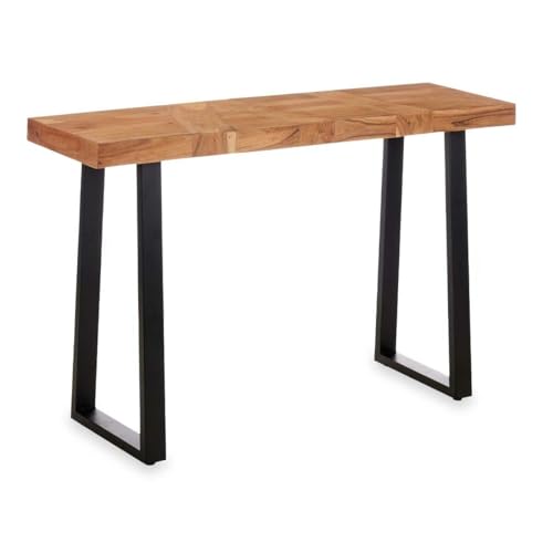Gift Decor Flur Trama 110 x 35 x 77 cm Braun Schwarz Akazienholz von Gift Decor