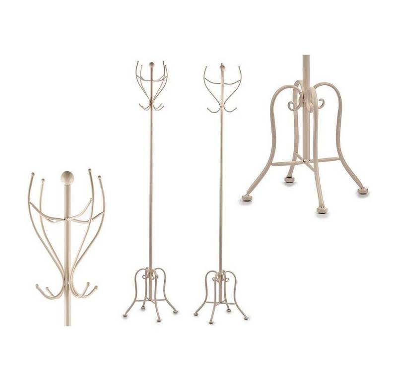 Gift Decor Garderobe Garderobe Kleiderständer Metall Creme 30 x 180 x 30 cm von Gift Decor