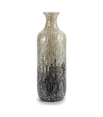 Gift Decor S3603719 Vase, Sonstiges, grau von Gift Decor