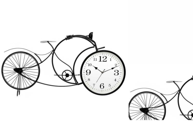 Gift Decor Uhr Bordur Fahrrad Schwarz Metall 95 x 50 x 12 cm Wohnzimmer von Gift Decor