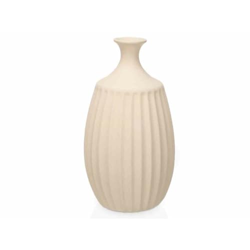 Gift Decor Vase, Beige, Keramik, 27 x 48 x 27 cm von Gift Decor