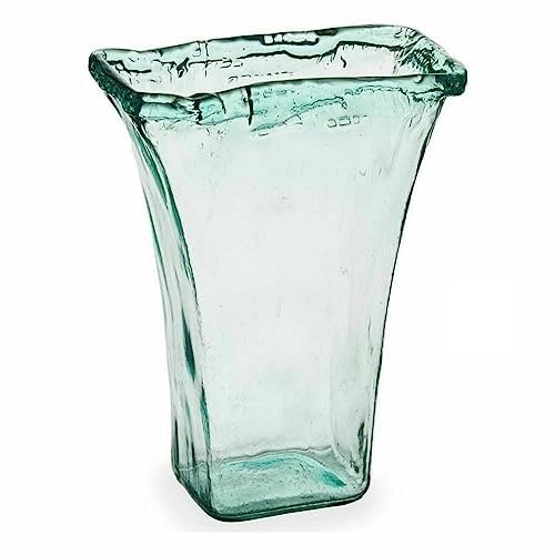 Vase, 27 x 34,5 x 14 cm, Glas, transparent, 2 Stück von Gift Decor