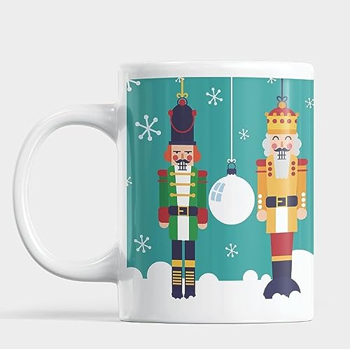 Gift Island Weihnachts-Nussknacker-Tasse – Nussknacker-Geschenkideen – Nussknacker-Dekoration – 325 ml Nussknacker-Geschirrtasse für heiße Schokolade, Kaffee, Tee – Weihnachtstasse – Neuheit Tasse Gift Island Weihnachts-Nussknacker-Tasse – Nussknacker-Geschenkideen – Nussknacker-Dekoration – 325 ml Nussknacker-Geschirrtasse für heiße Schokolade, Kaffee, Tee – Weihnachtstasse – Neuheit Tasse von Gift Island