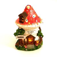 Bäckerei Feenhaus Solar Light Up Fee Brot Feen Gartenhaus Nachtlicht Garten Dekor Wohndekor Geschenk Für Mädchen von GiftCatchers