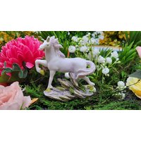 Einhorn Für Feengarten Terrarium Pflanzendekor Miniatur Fee Freund Geschenk Figur von GiftCatchers