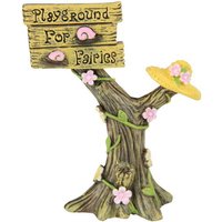 Fairy Garden Miniatur Baumstumpf Schild Handwerk Accessoires Gartenschild Verzaubert Miniaturmöbel Pflanze Terrarium Dekor von GiftCatchers