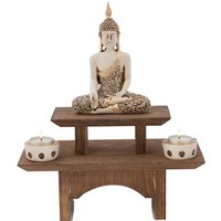 Buddha Kerzenhalter Statue, Housewarminggeschenk, Muttertagsgeschenkidee, Weihnachtsgeschenk von GiftGardenArt