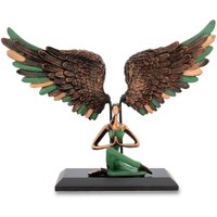 Yoga Engel Flügel Statue, Figur Einer Frau, Praktizieren, Pose, Wohnkultur, Skulptur, Einzugsgeschenk, Weihnachtsgeschenk Idee von GiftGardenArt
