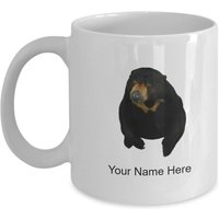 Personalisierte Bären-Tasse, Bären-Kaffeetasse, Bären-Geschenkidee, Benutzerdefinierte Bären-Tasse von GiftIdeasHere