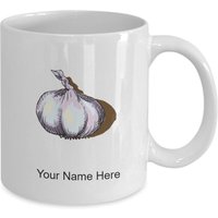 Personalisierte Knoblauchtasse, Knoblauchkaffeetasse, Knoblauch Geschenkidee, Benutzerdefinierte Knoblauchtasse von GiftIdeasHere