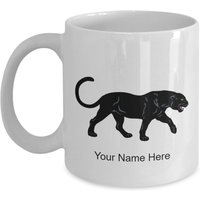 Personalisierte Panther-Tasse, Panther-Kaffeetasse, Panther-Geschenkidee, Benutzerdefinierte Panther-Tasse von GiftIdeasHere