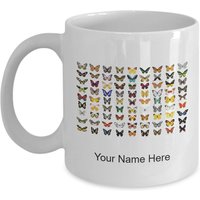 Personalisierte Schmetterlings-Tasse, Gepard-Schmetterlings-Tasse, Schmetterlings-Geschenkidee, Benutzerdefinierte Schmetterlings-Tasse von GiftIdeasHere
